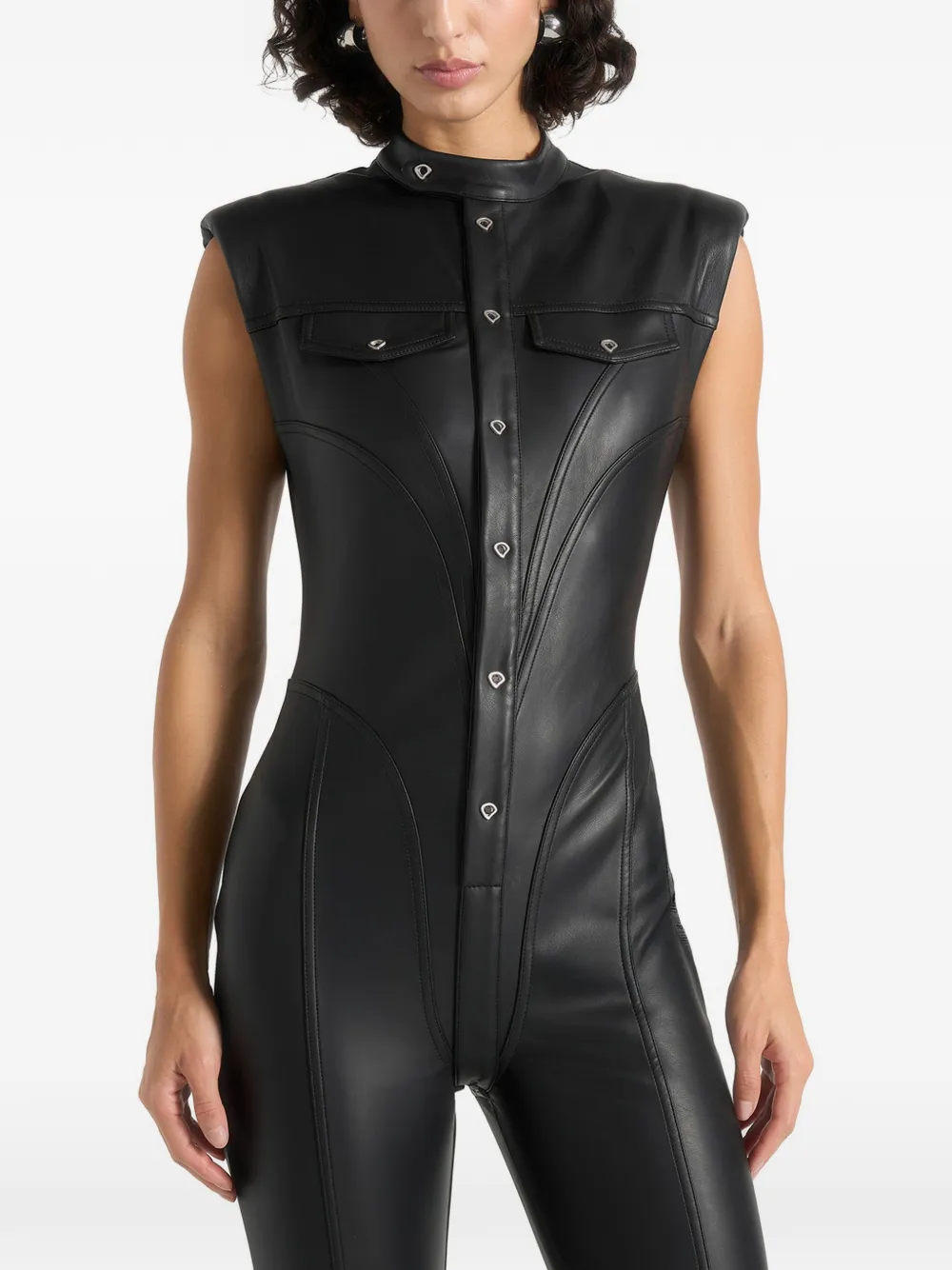 Manière De Voir Annette jumpsuit Zwart