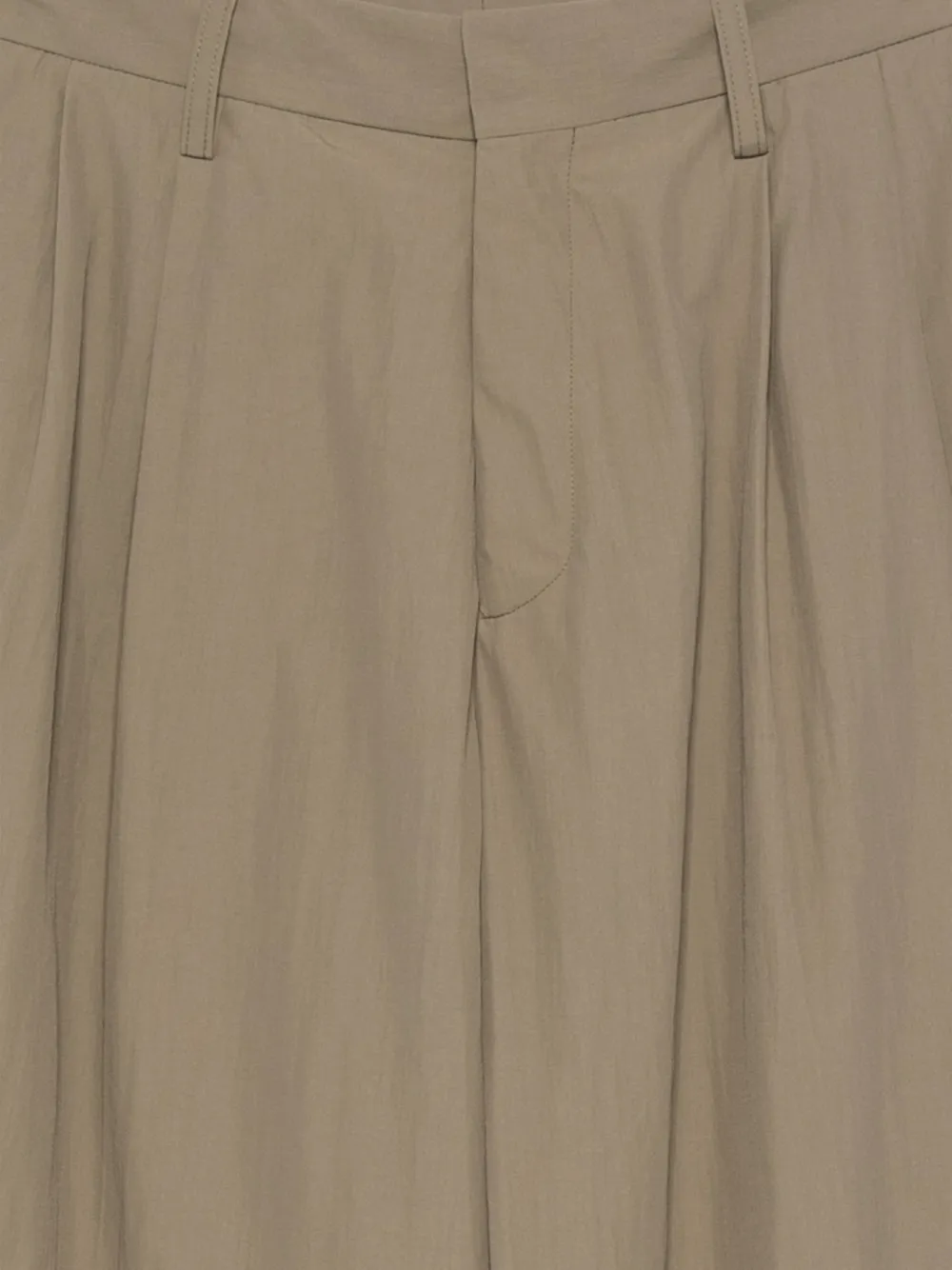  Erl Pleated Wide Trousers - Green 