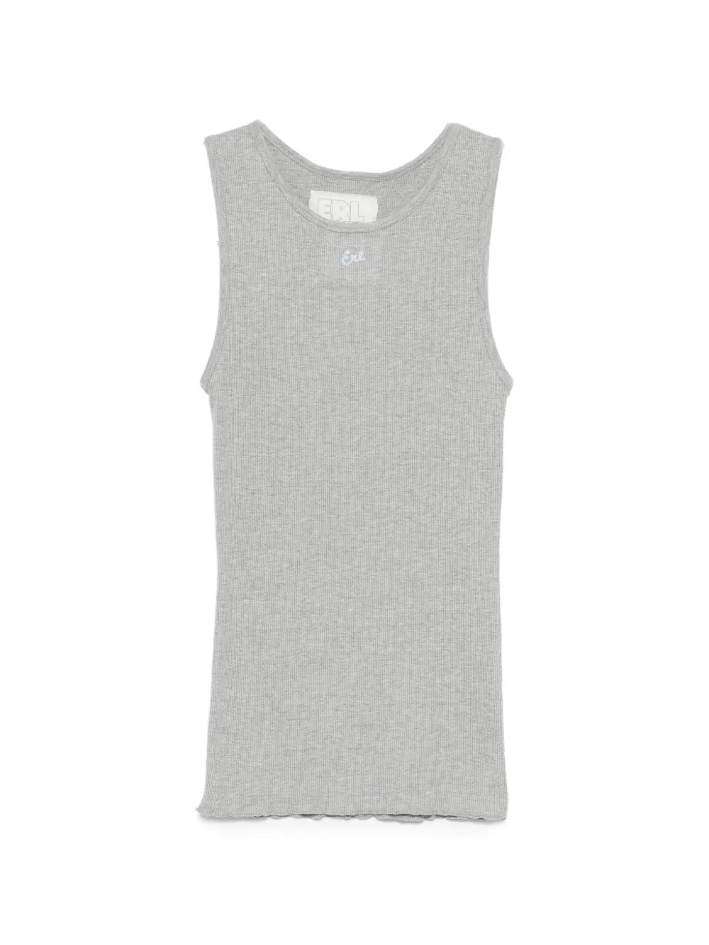 ERL ribbed logo tank top - Grigio