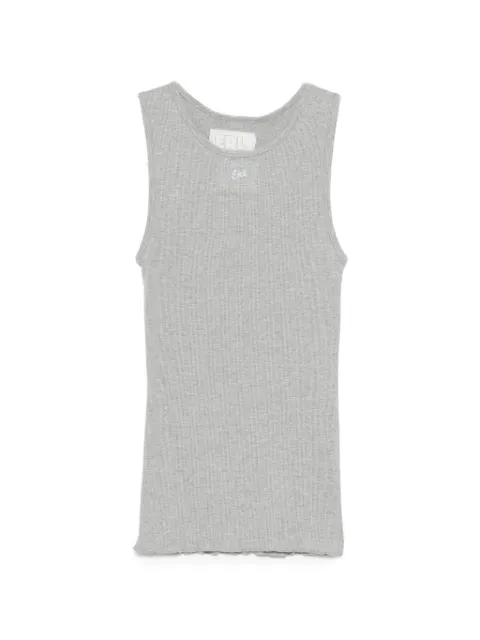 ERL ribbed logo tank top