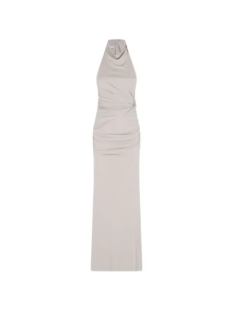 THE ANDAMANE halter draped dress
