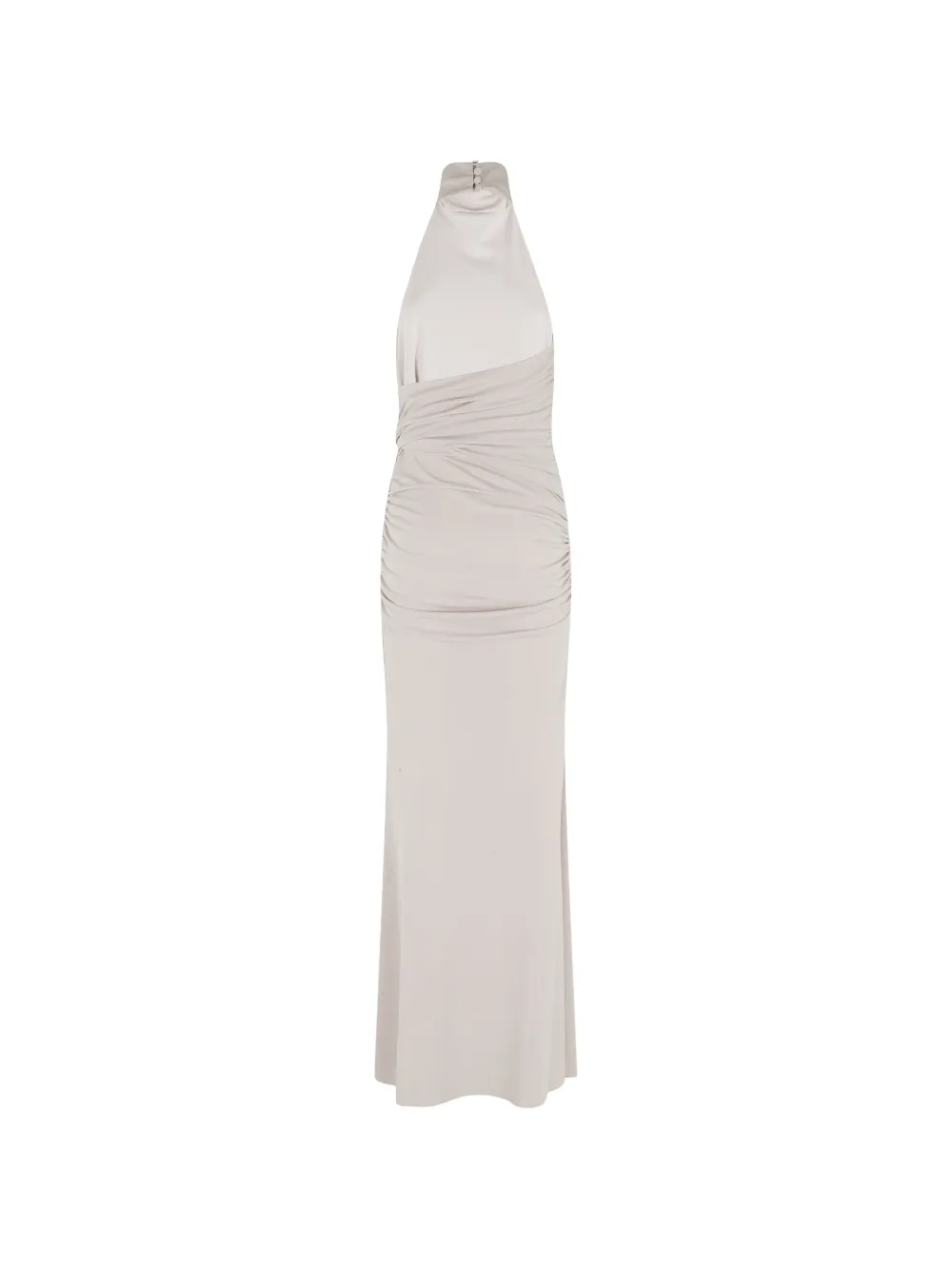  The Andamane Halter Draped Dress - Neutrals 
