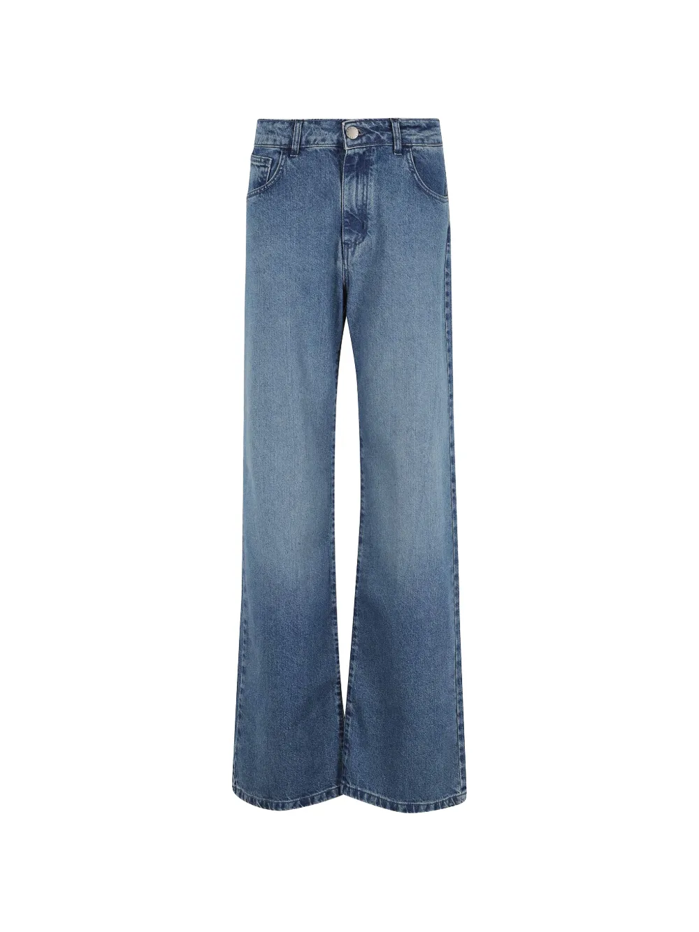 Federica Tosi five-pocket buttoned jeans - Blu