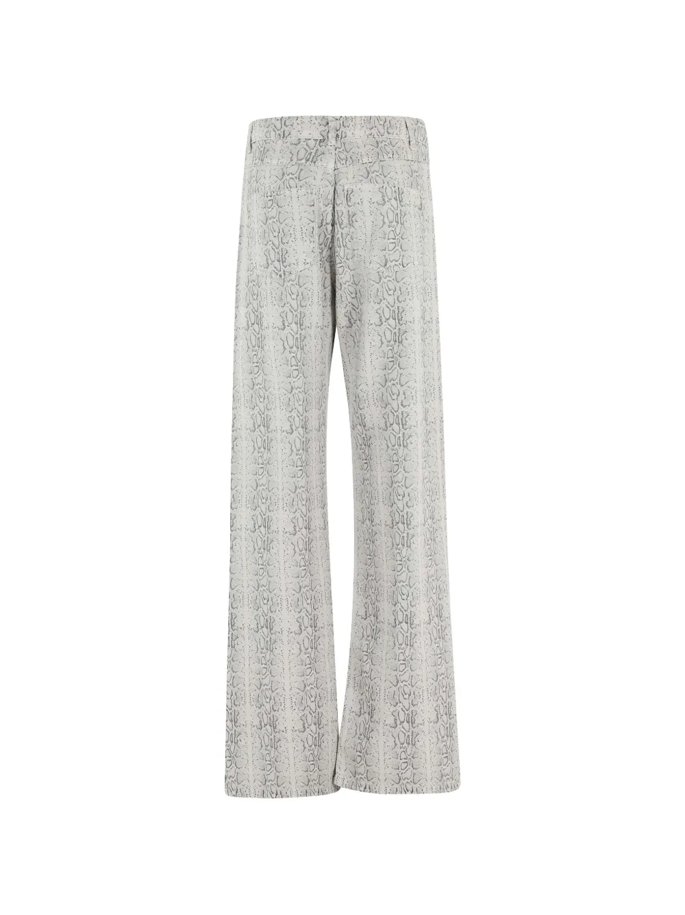 Snakeskin Straight Jeans