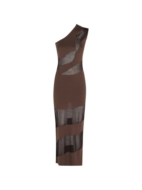 Federica Tosi one-shoulder panelled dress