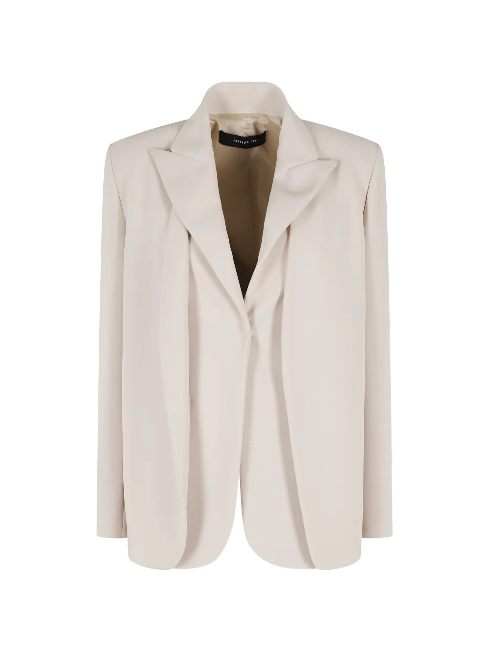 Federica Tosi peak-lapels blazer - Neutrals