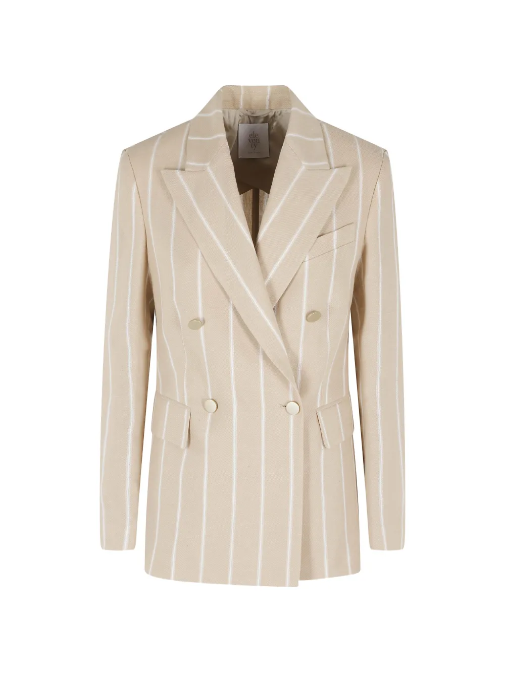 Eleventy striped-pattern blazer - Toni neutri