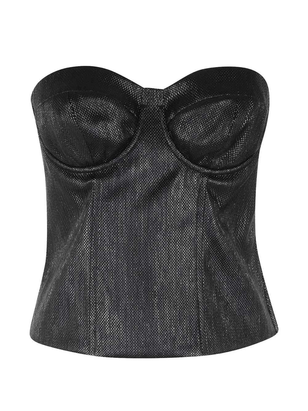 Federica Tosi bustier top - Nero