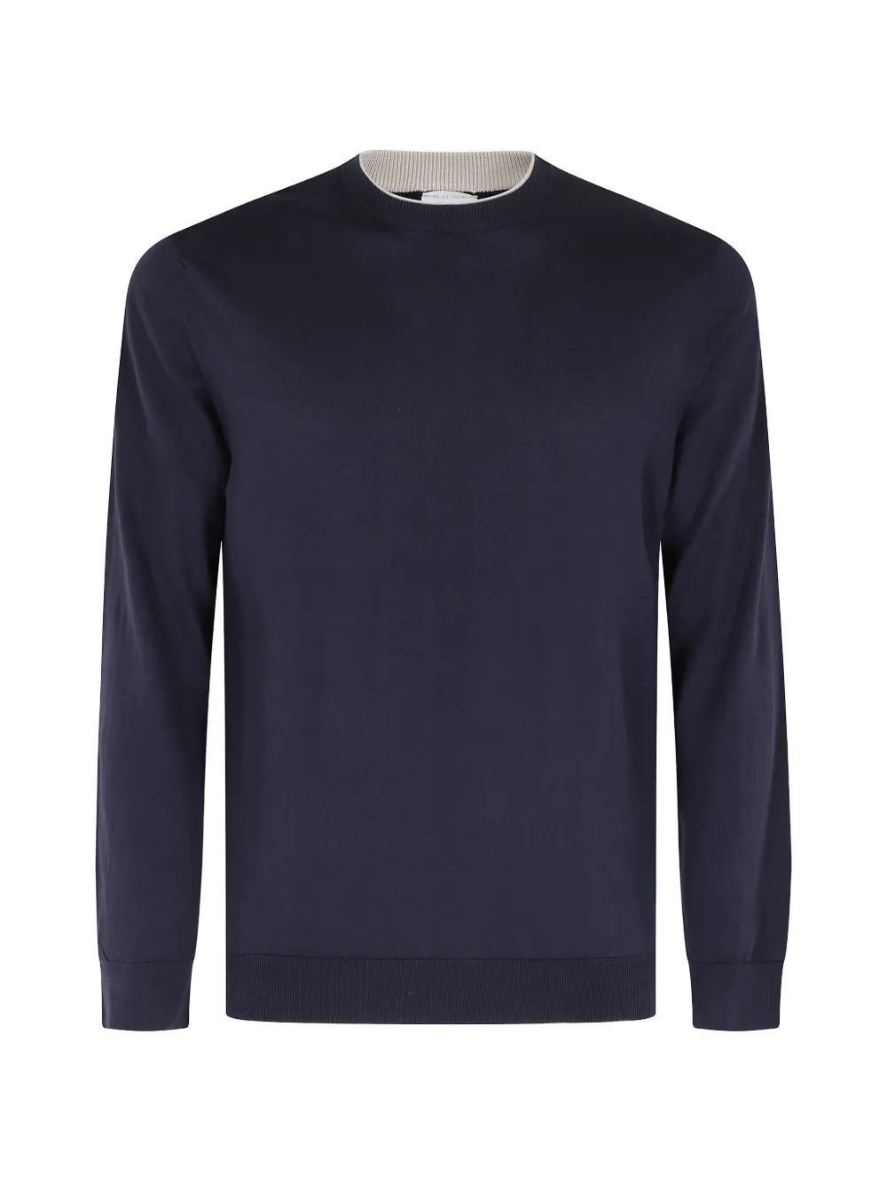 Eleventy crew-neck long-sleeve sweater - Blu