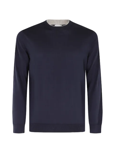 Eleventy crew-neck long-sleeve sweater