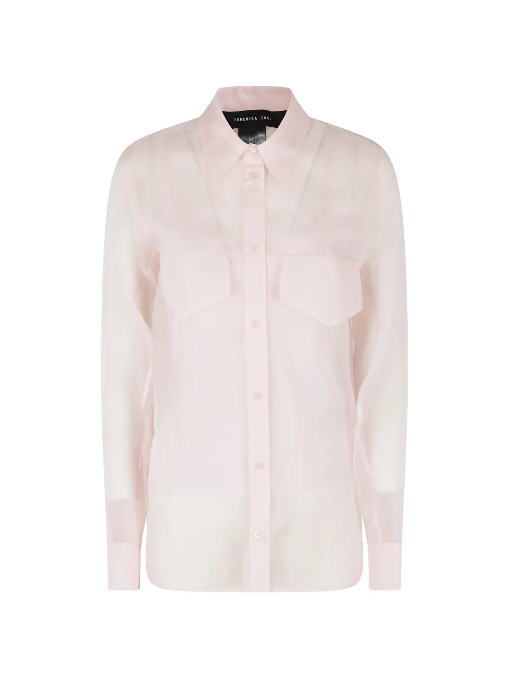 Federica Tosi sheer shirt - Rosa