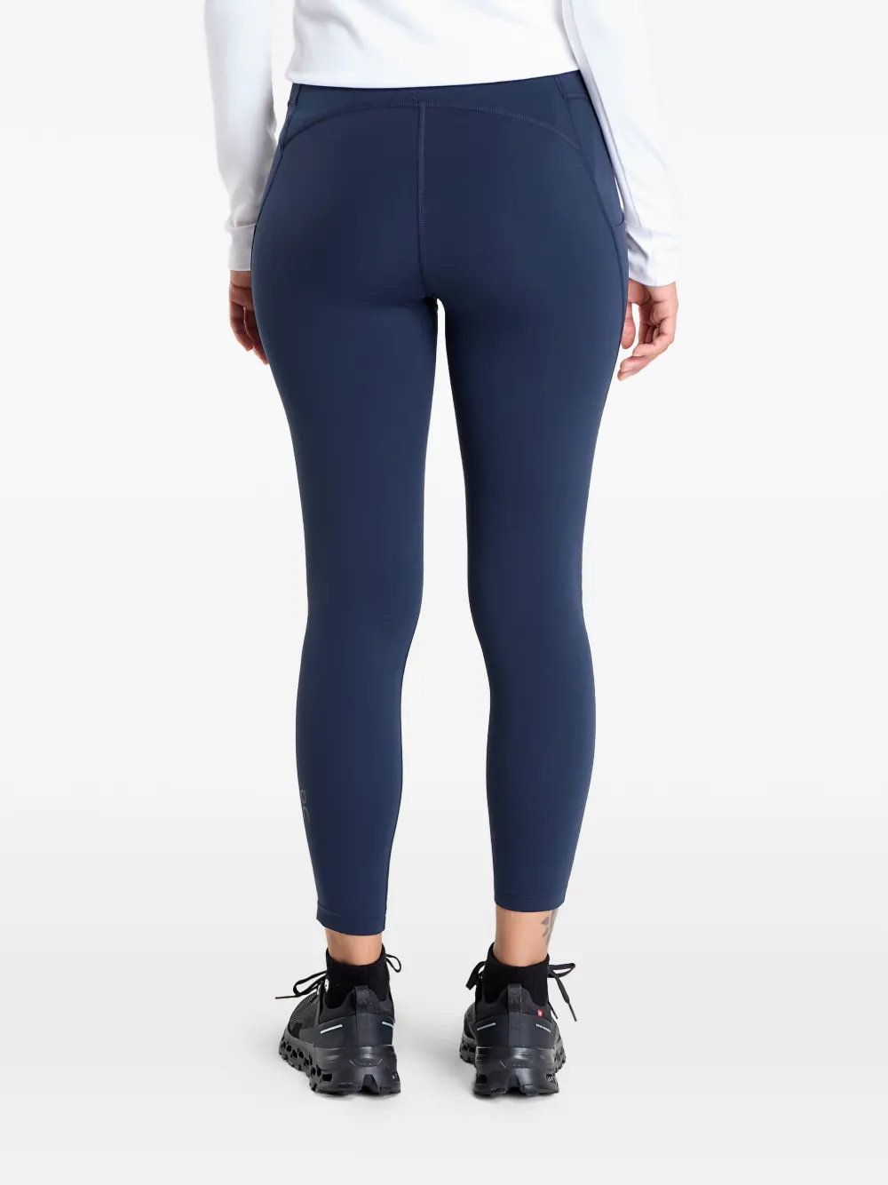  On Logo Performance Leggings - Blue 