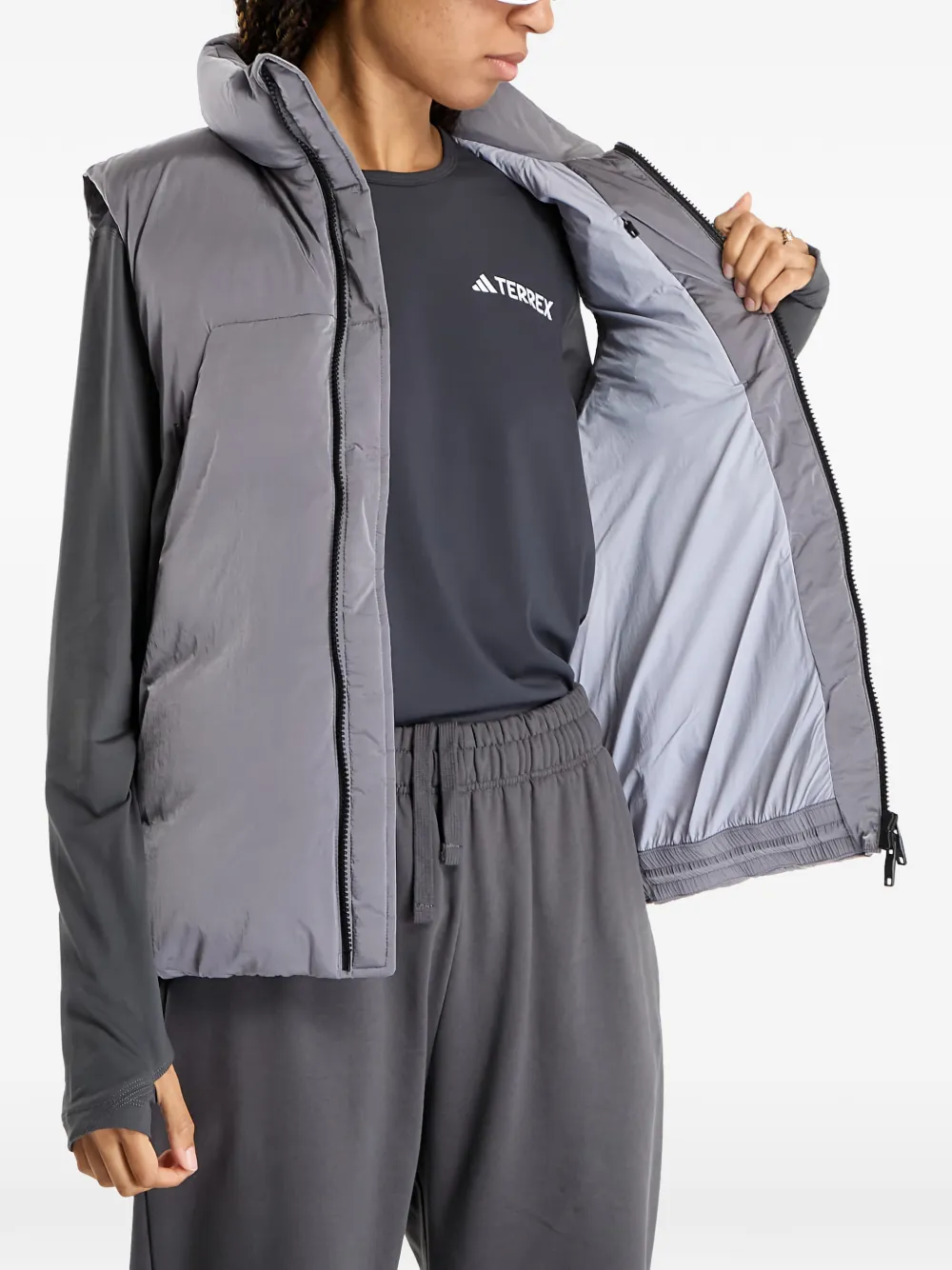 On All-Day bodywarmer Grijs