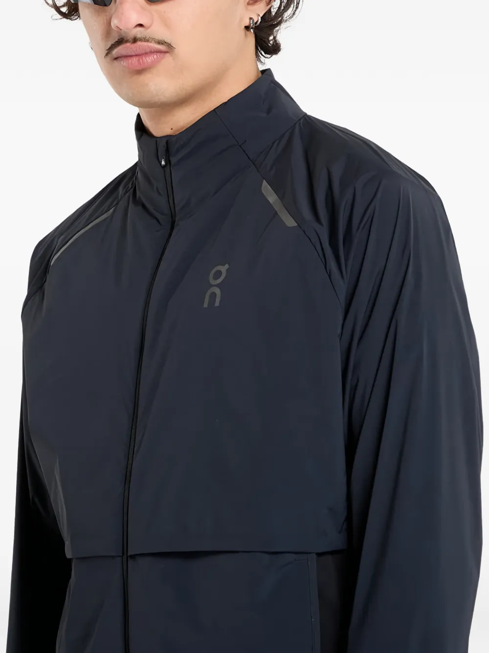 On Weather windjack Zwart