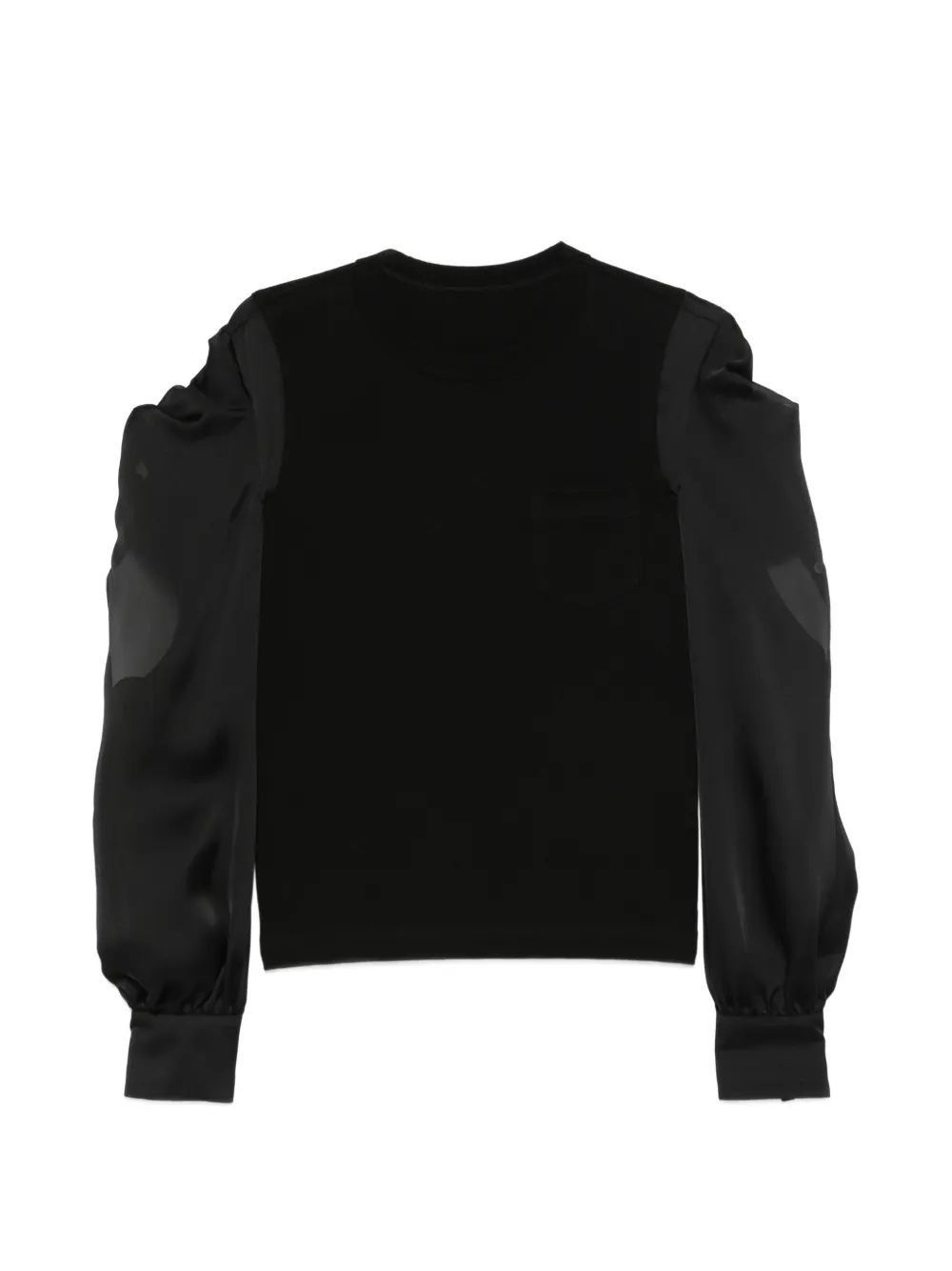 sacai long-sleeve T-shirt - Nero