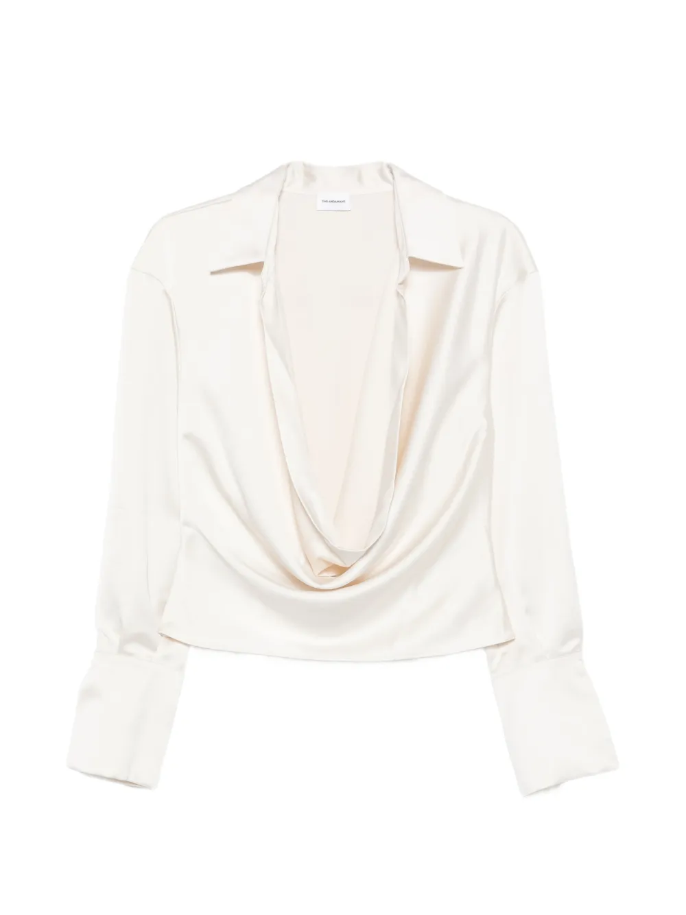 THE ANDAMANE cowl neck shirt - Toni neutri