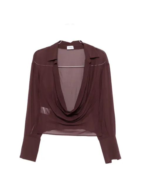 THE ANDAMANE cowl neck shirt