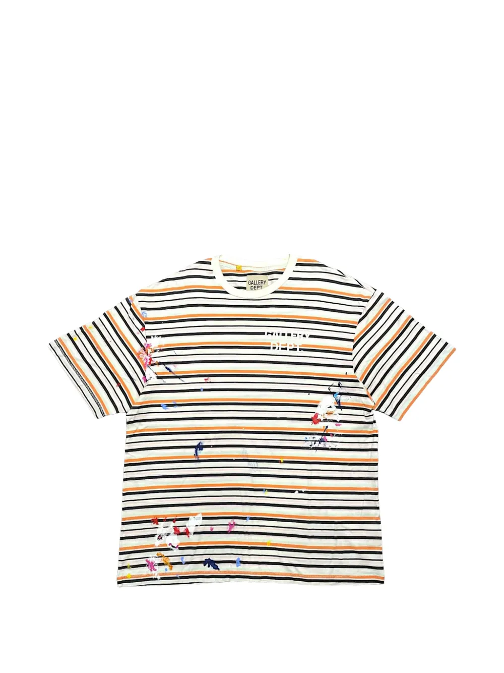GALLERY DEPT. Nelson striped short-sleeves T-shirt - Bianco