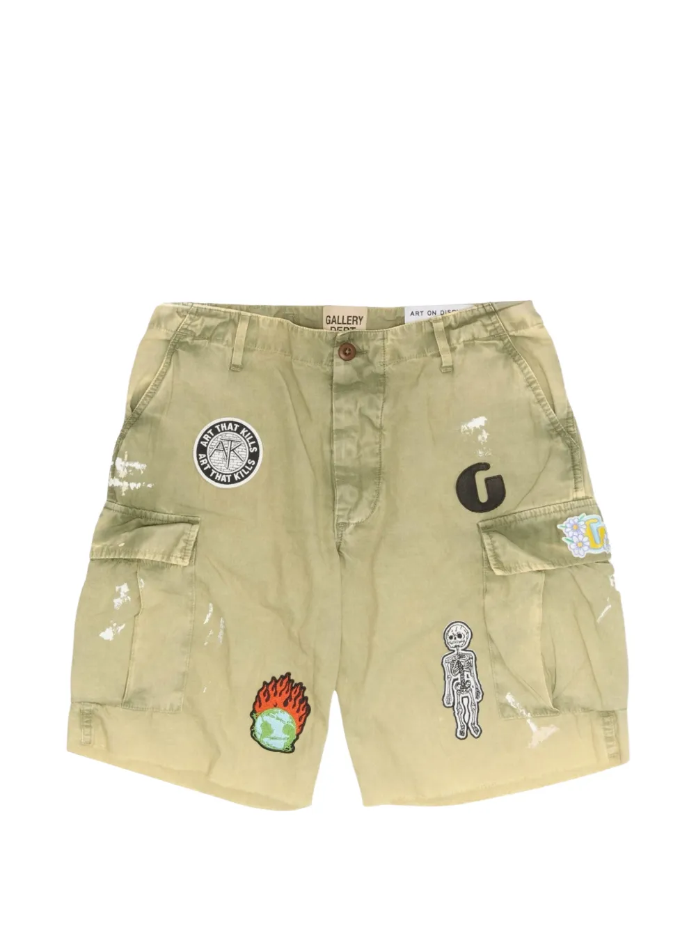 GALLERY DEPT. Kenzie patch-details cargo shorts - Toni neutri
