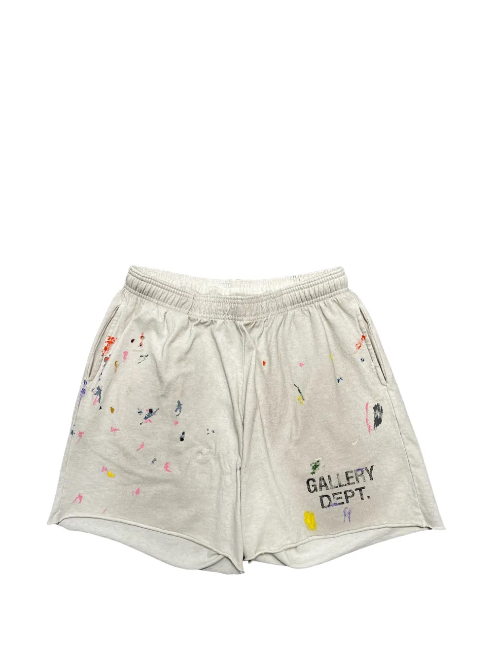GALLERY DEPT. Insomnia logo sweatshorts - Toni neutri