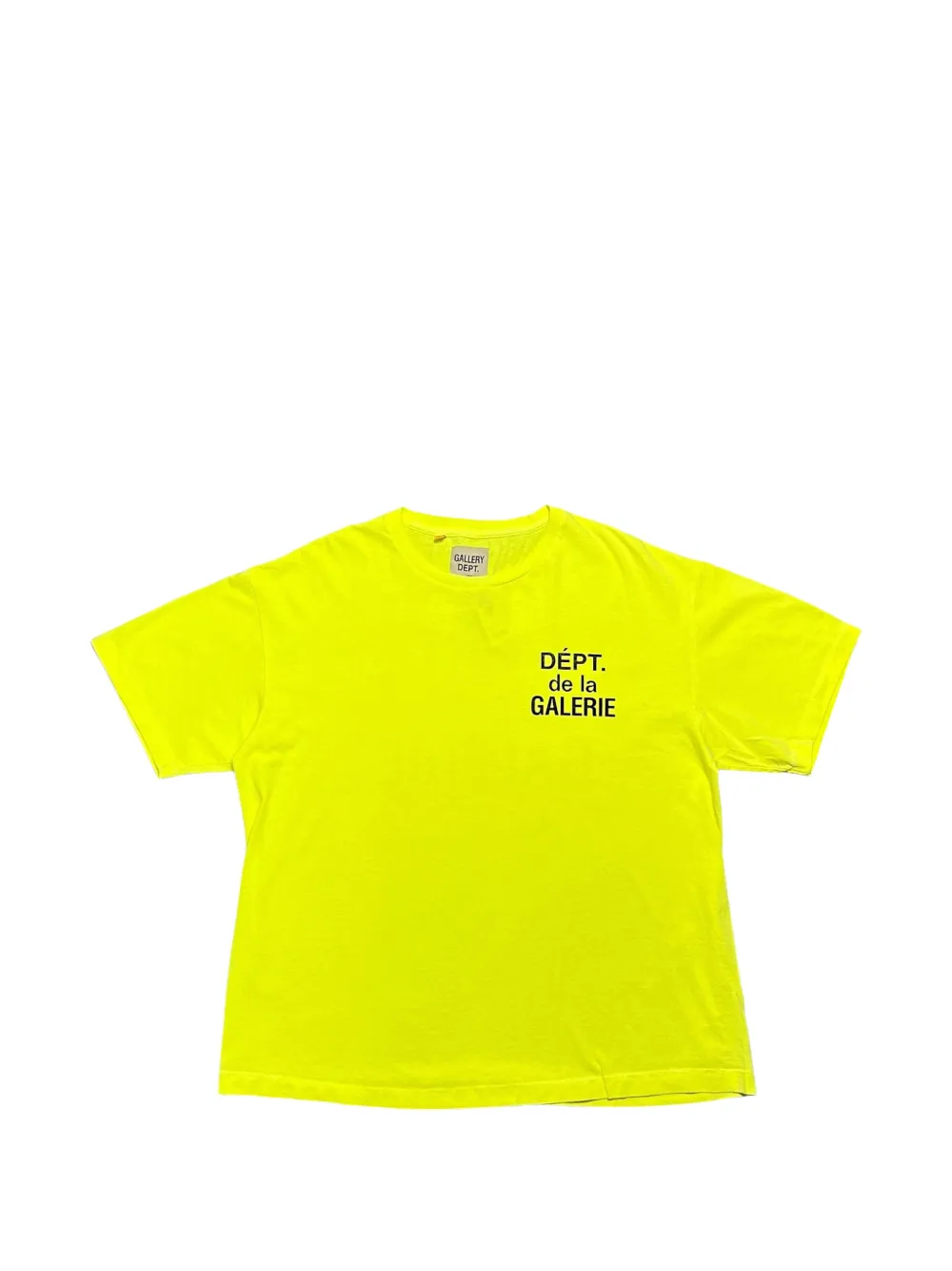 GALLERY DEPT. logo-print short-sleeve T-shirt - Giallo