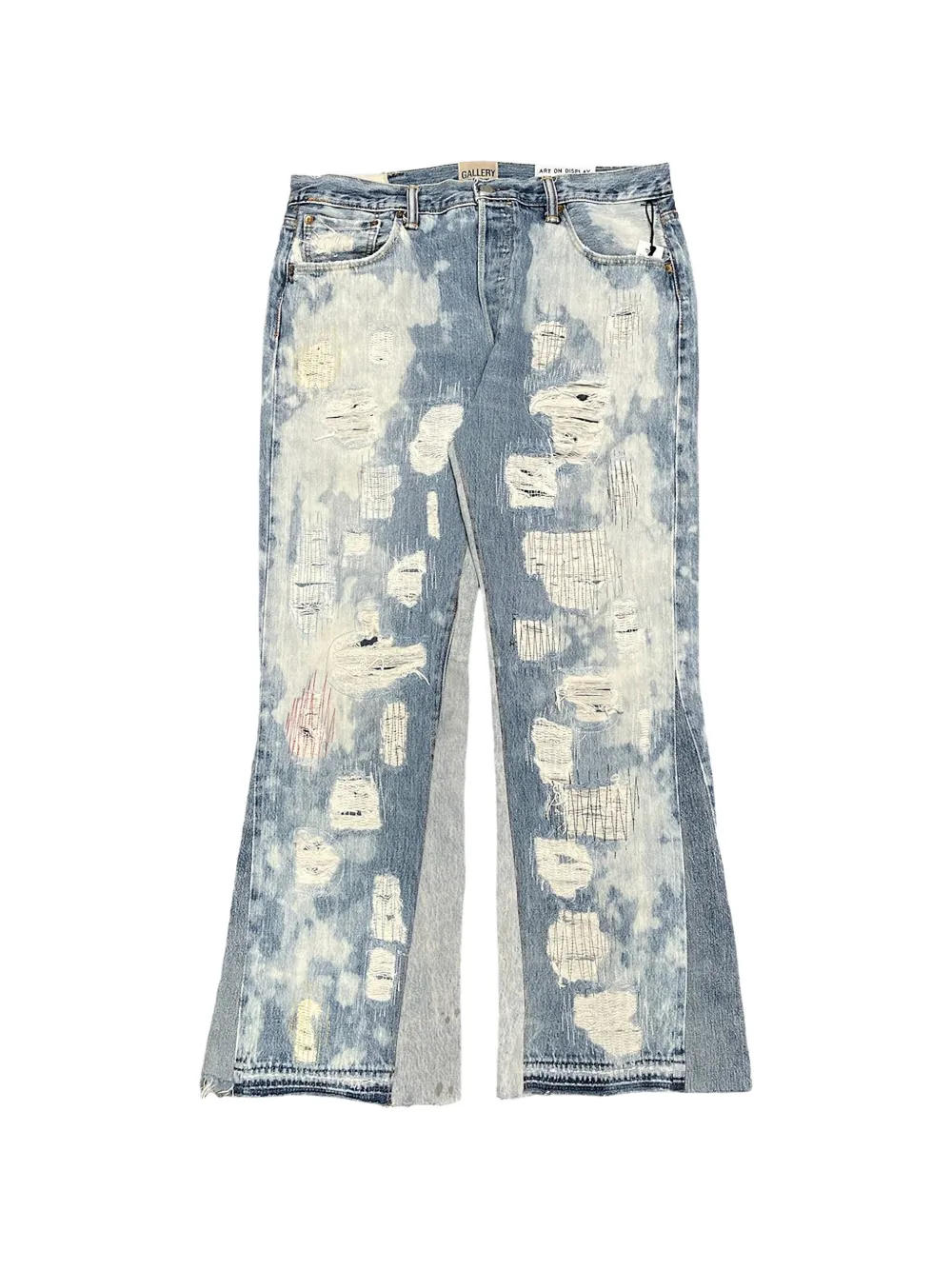 GALLERY DEPT. Los Olivos LA distressed flared jeans - Blu