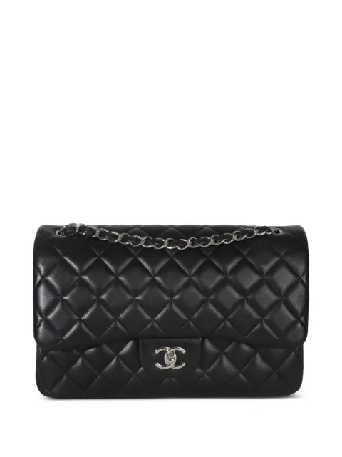 CHANEL Pre-Owned Jumbo quilted lambskin bag