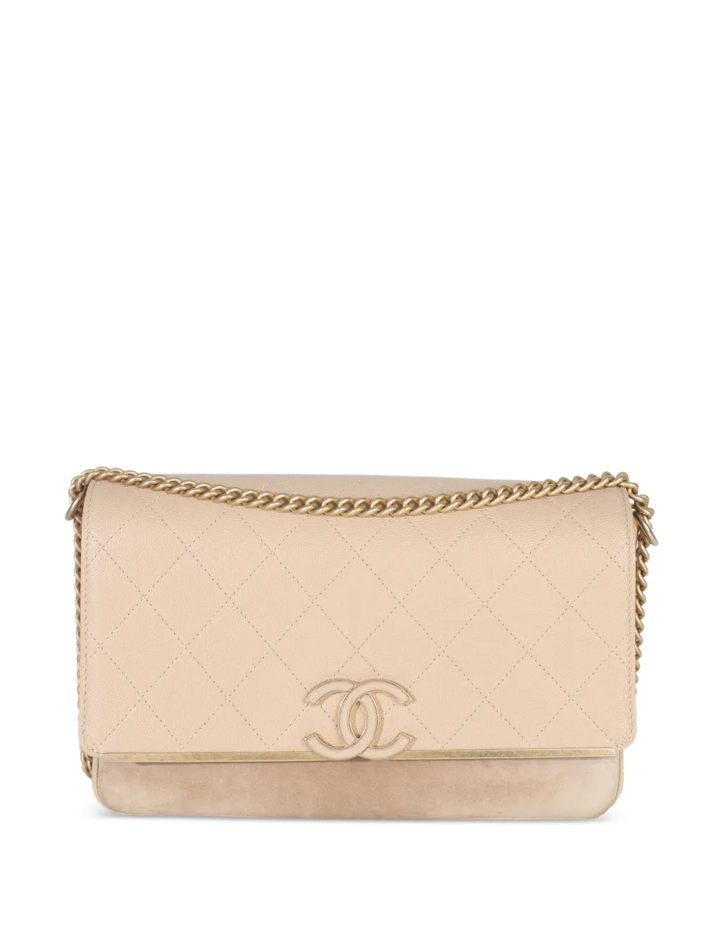 CHANEL Pre-Owned Borsa a spalla trapuntata 2018-2019 - Toni neutri