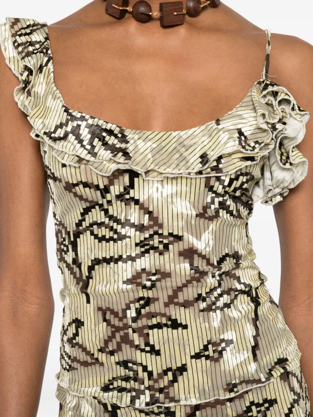 Arla Ruffled Floral Top