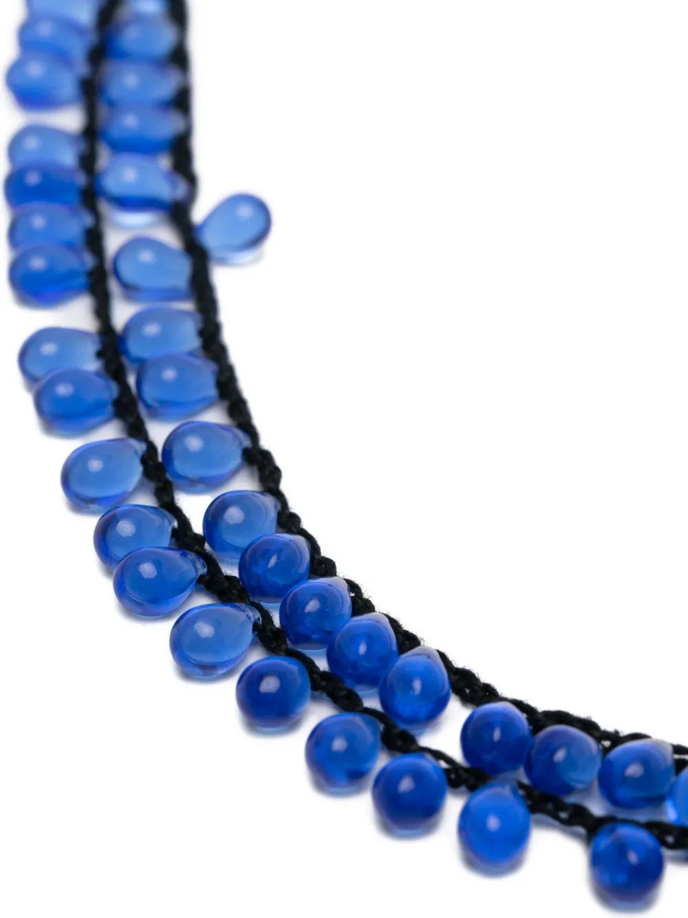 Maria Calderara Drops Beaded Necklace - Blue 