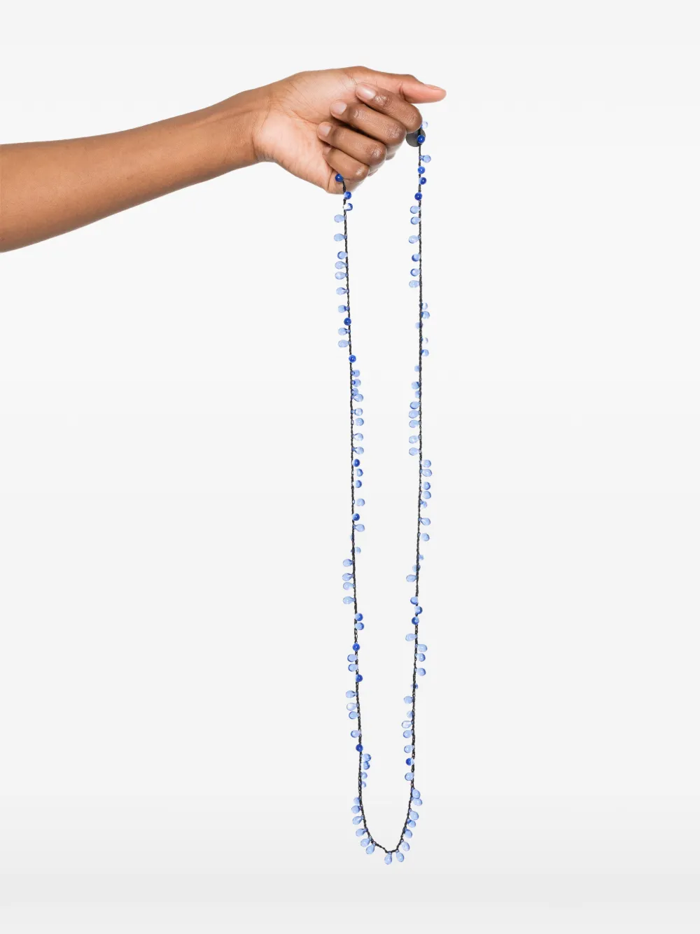  Maria Calderara Drops Beaded Necklace - Blue 