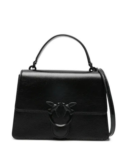 PINKO Love One logo-plaque tote bag