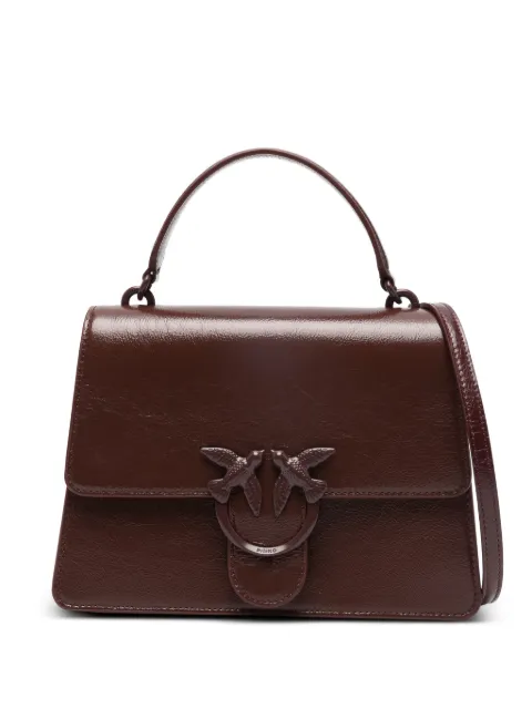 PINKO Love One logo-plaque tote bag