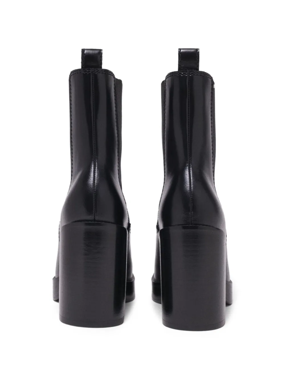 Maje leather chelsea boots Zwart