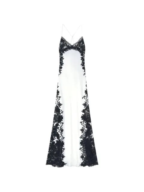 Ermanno Scervino Abito lungo con inserti in pizzo
