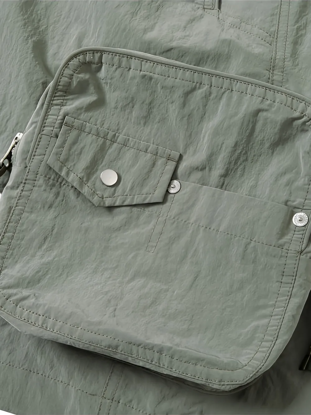 Spoonyard Cargo shorts met ritszakken Groen