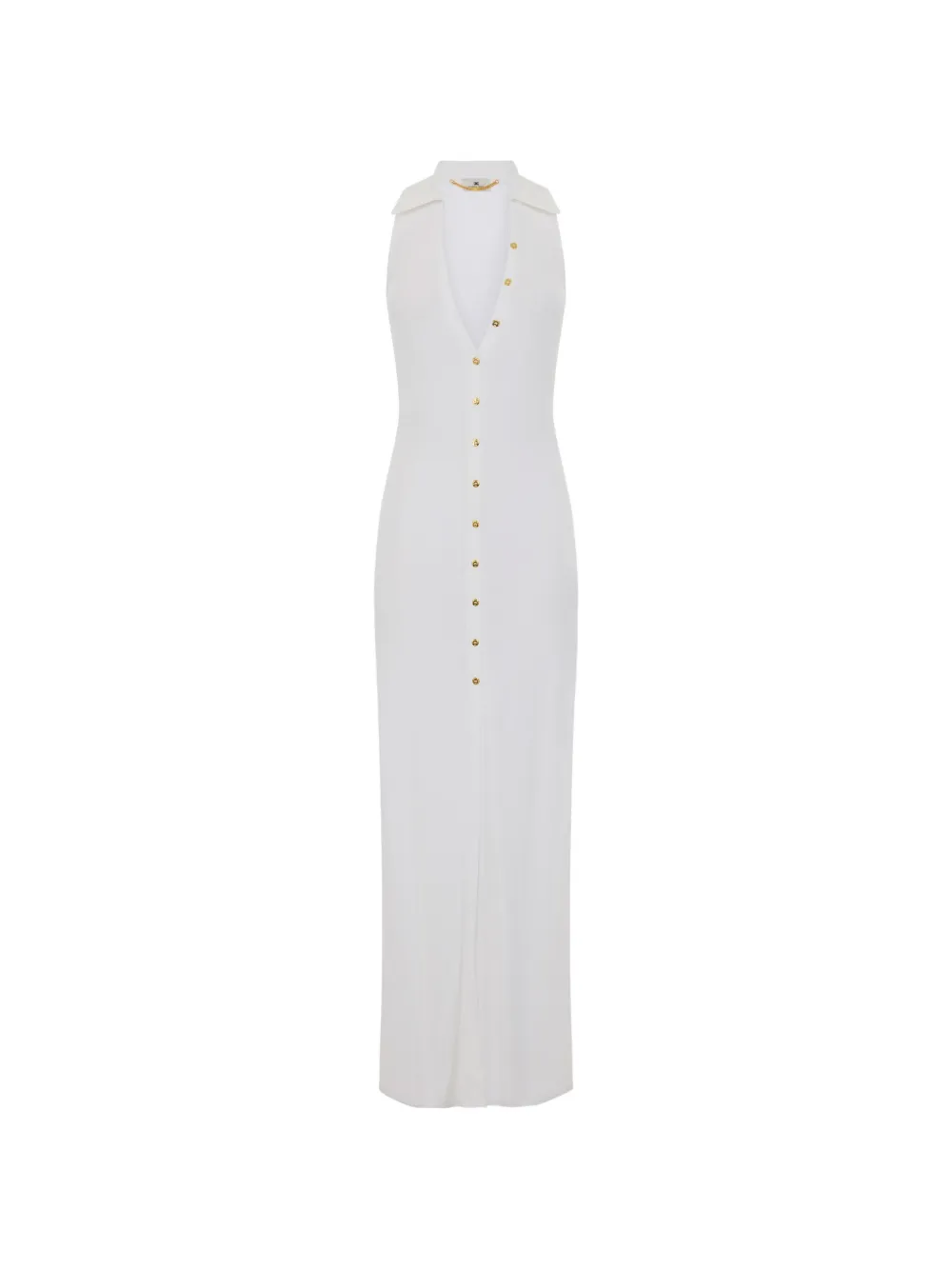 Elisabetta Franchi V-neck maxi dress - Bianco