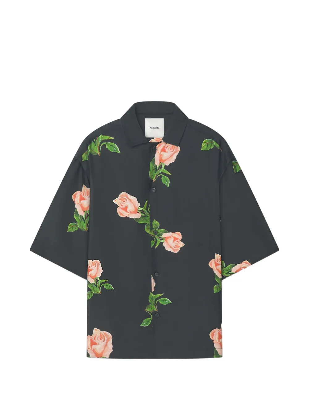 Nanushka Anwel printed shirt - Grigio