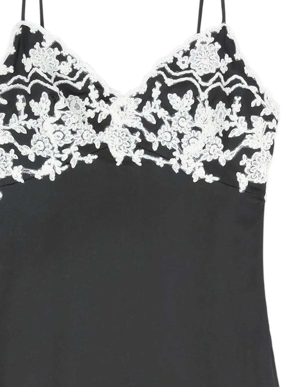 Ermanno Scervino Mouwloze mini-jurk Zwart