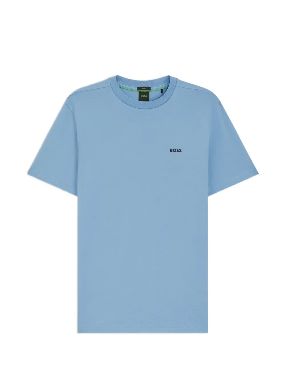 BOSS logo-detail T-shirt - Blu