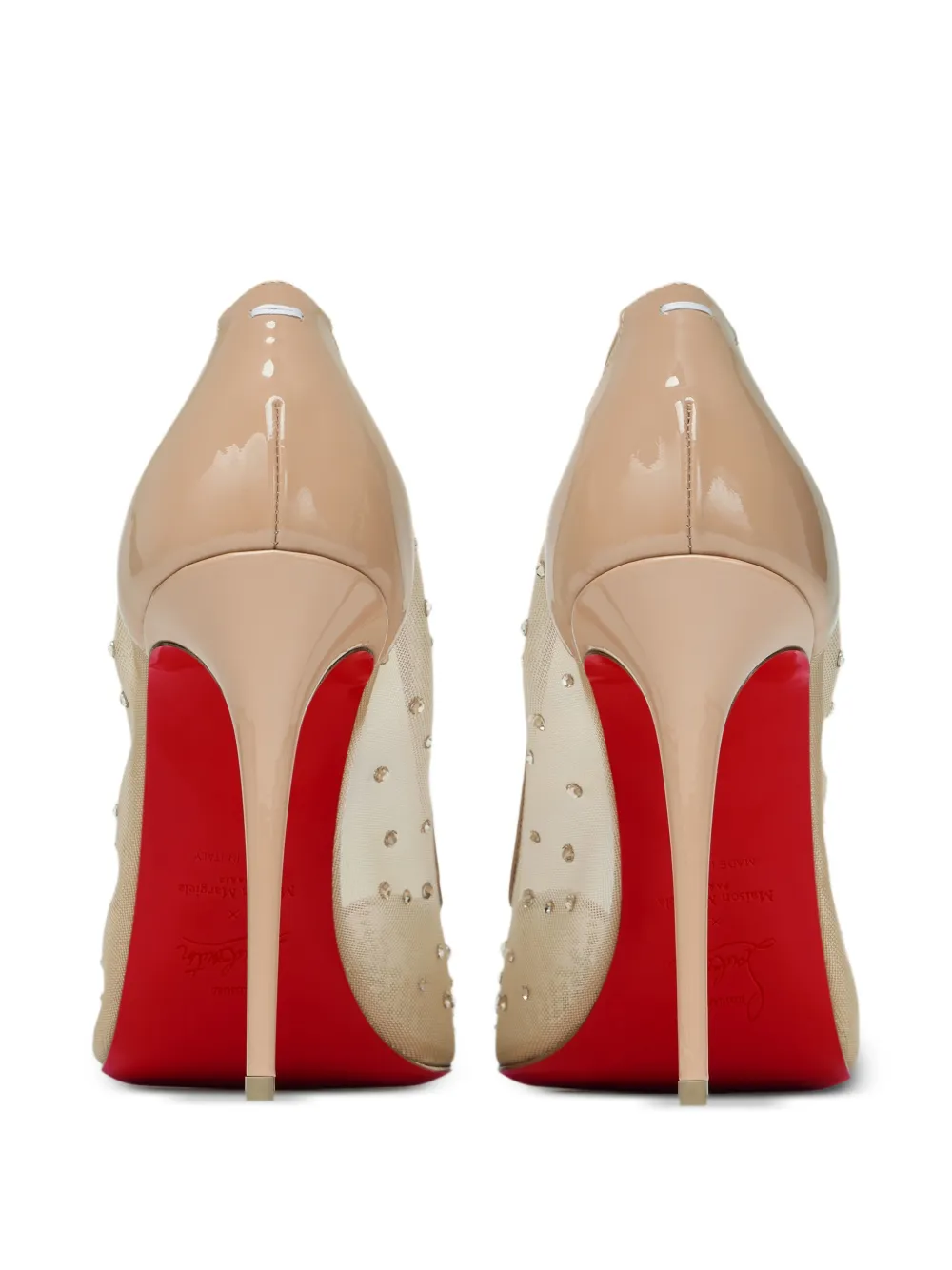 Maison Margiela embellished heeled pumps Wit