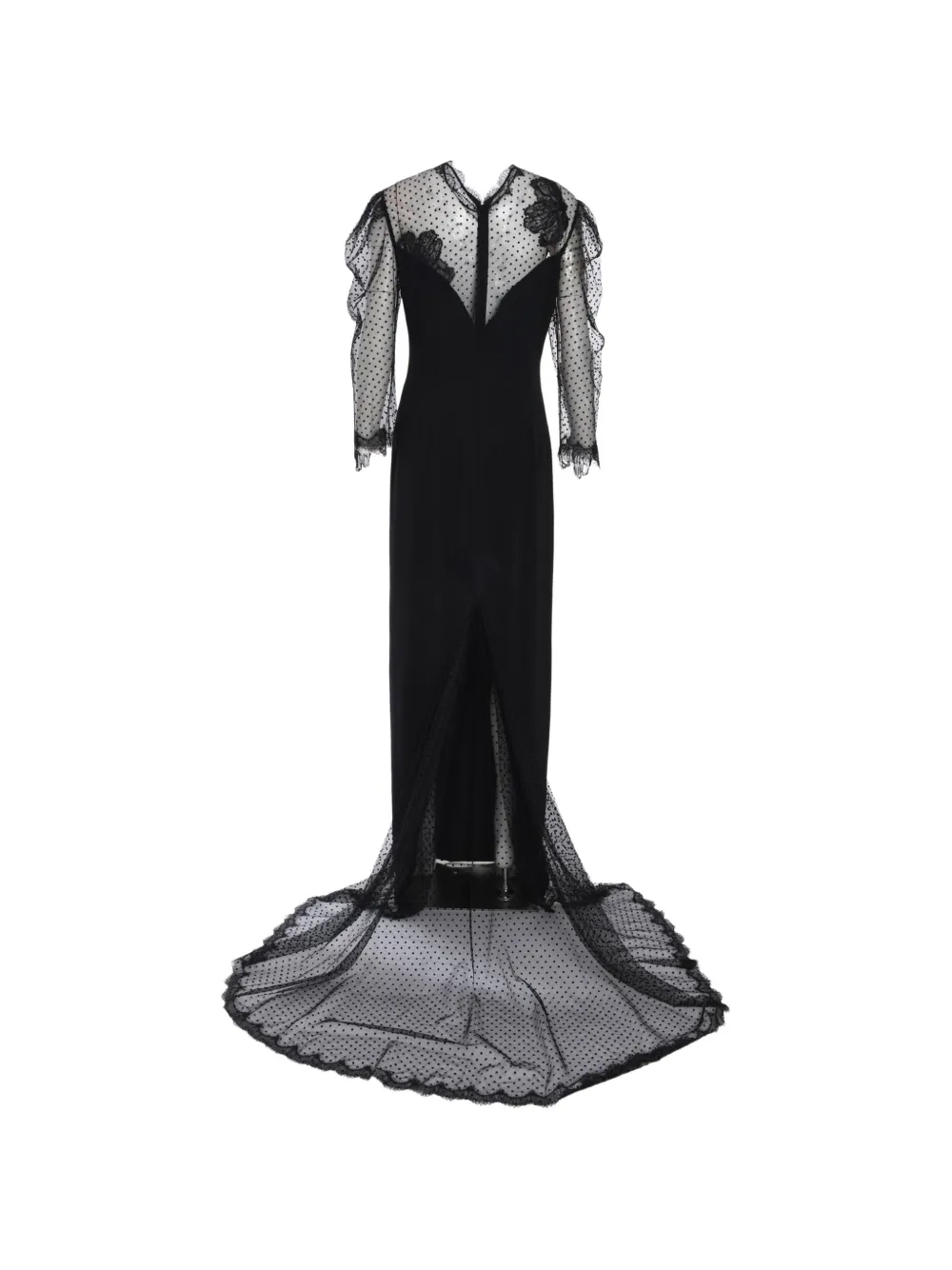  Prabal Gurung Vestido Largo Kristina - Negro 