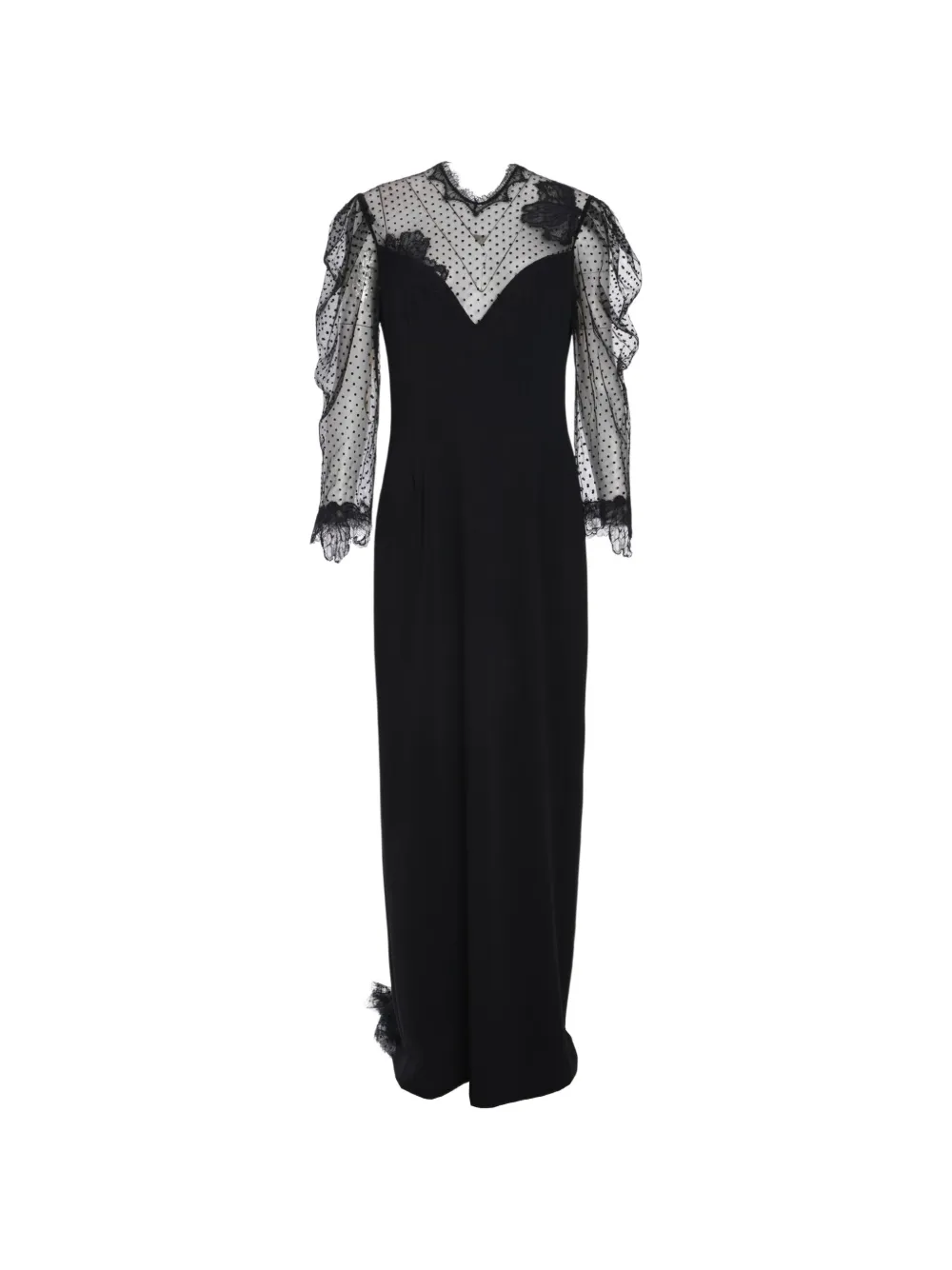 Prabal Gurung Kristina lace polka-dot maxi dress