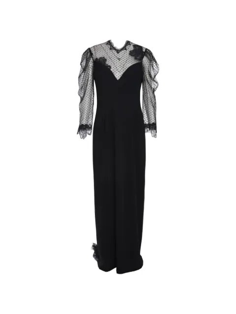 Prabal Gurung Kristina lace polka-dot maxi dress