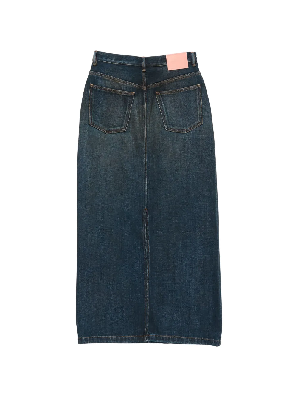  Acne Studios Logo-patch Maxi Skirt - Blue 