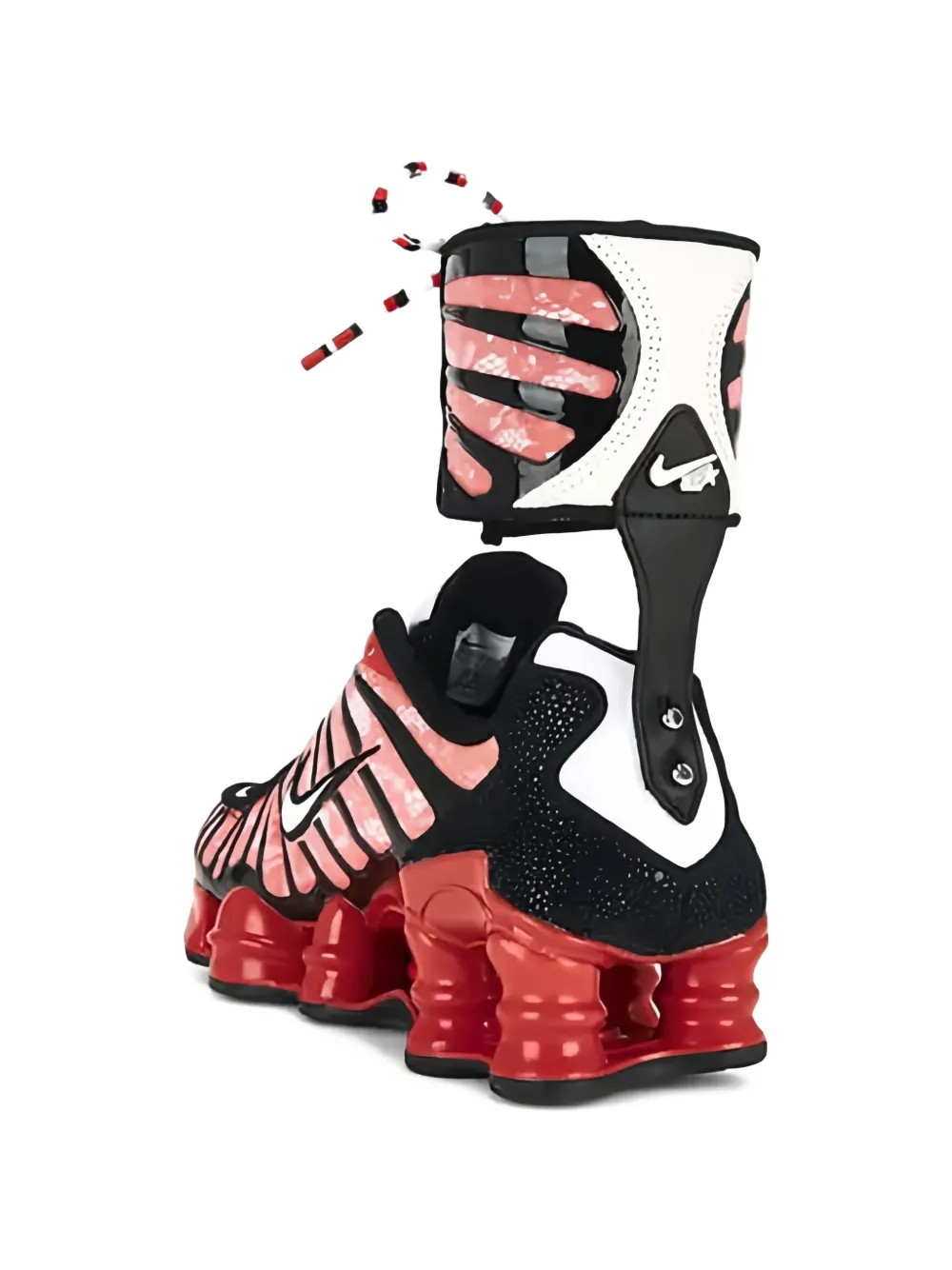 Nike Shox TL SP 3 Riccardo Tisci gestreepte sneakers Roze