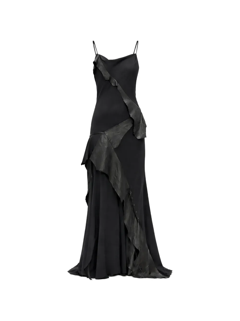 Ann Demeulemeester Cady ruffled maxi dress - Nero