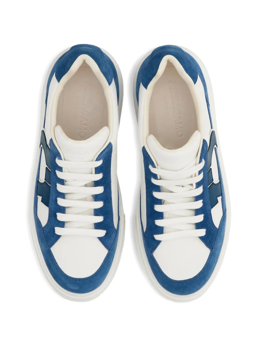 Ferragamo Gancini panelled trainers Wit