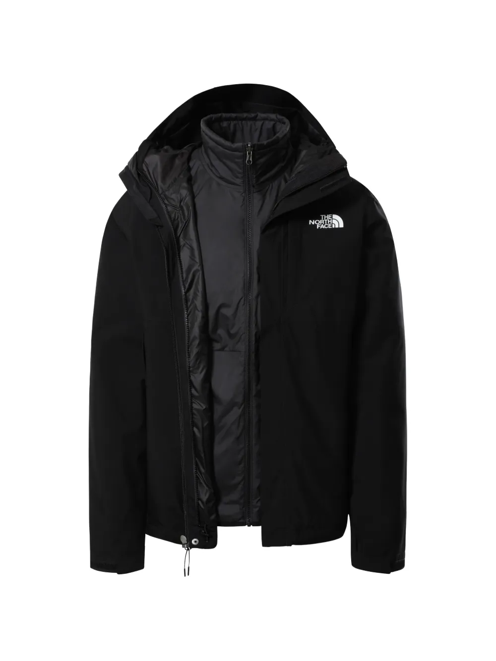 The North Face Jack met geborduurd logo Zwart