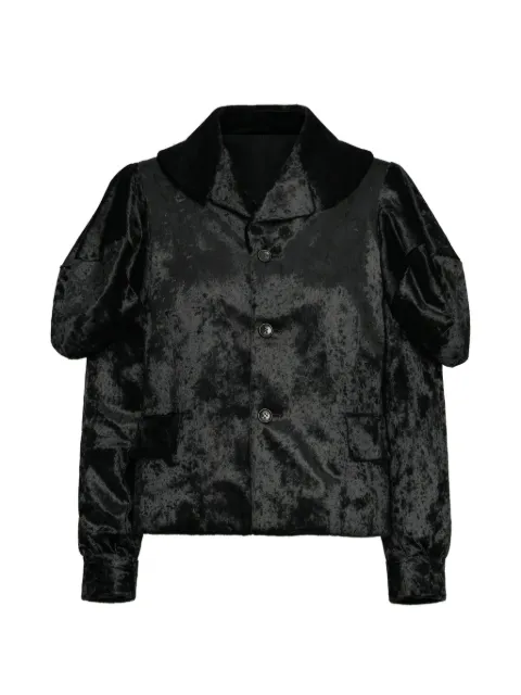 Comme Des Garçons Comme Des Garçons puff-sleeve cropped jacket